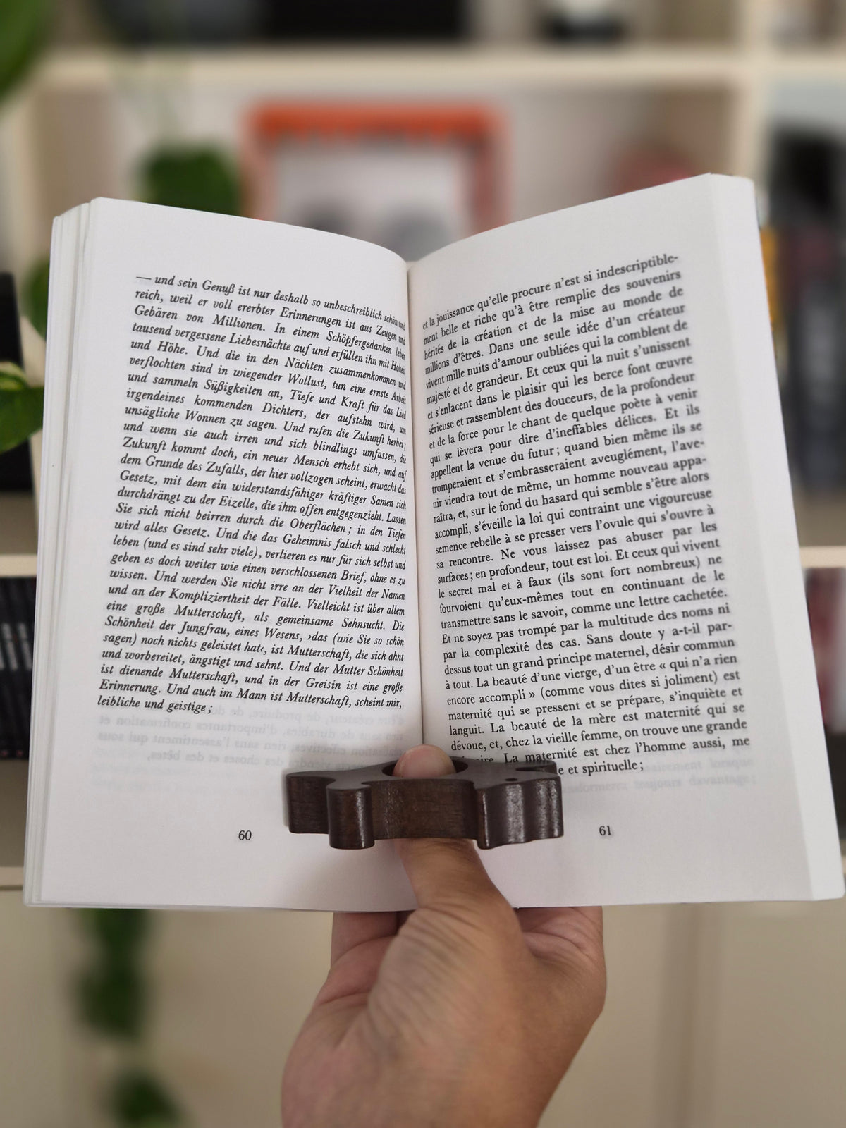 Marque-page en bois Chien