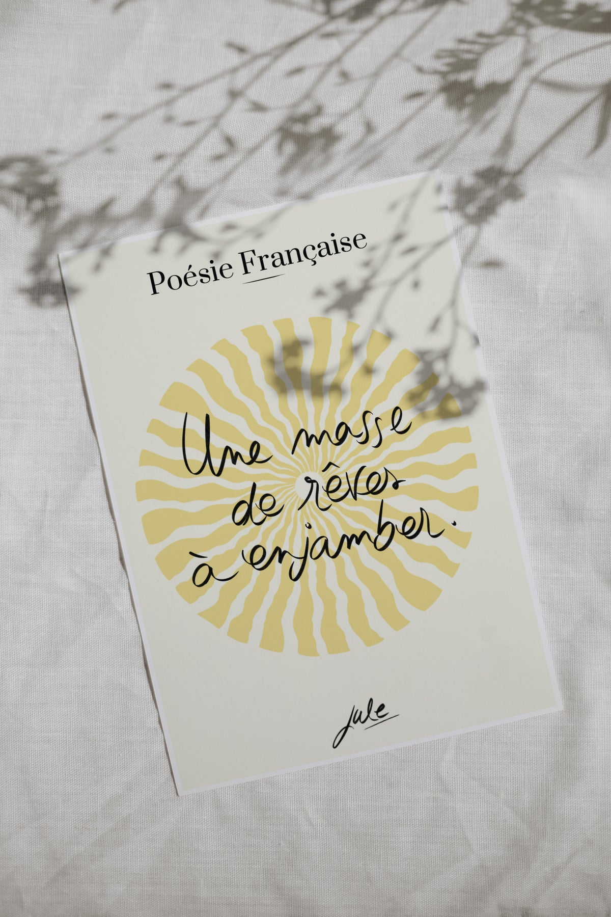 Carte Une masse de rêves à enjamber