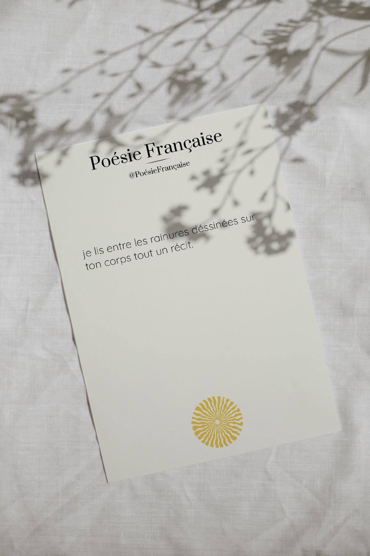 Cartes corps fleuri