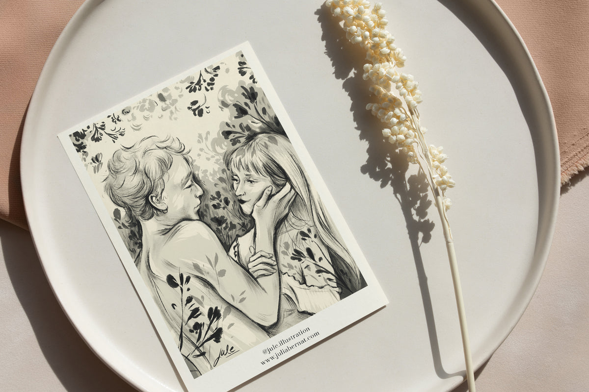 Carte couple aimant