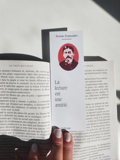 Rimbaud and Proust bookmark