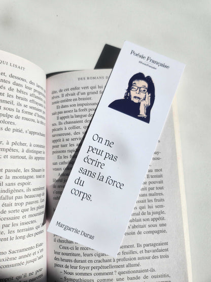 Marguerite Duras and Sappho bookmark