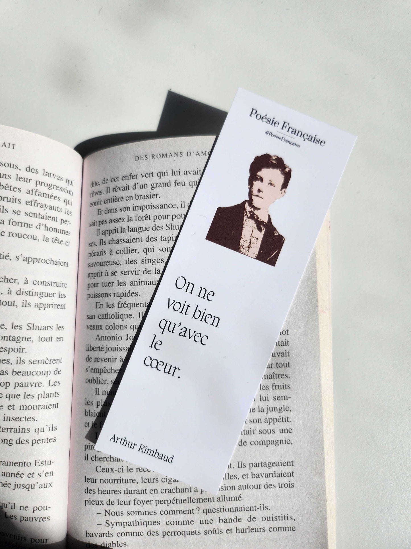 Rimbaud and Proust bookmark