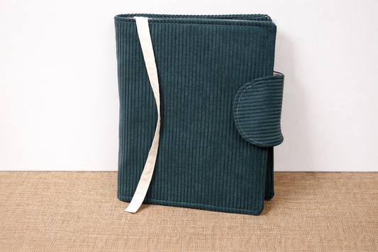 Protège-journal en velours côtelé