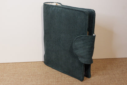 Protège-journal en velours côtelé