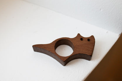 Marque-page en bois Chat