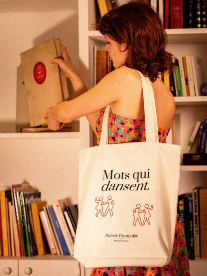 Tote bag Words that dance