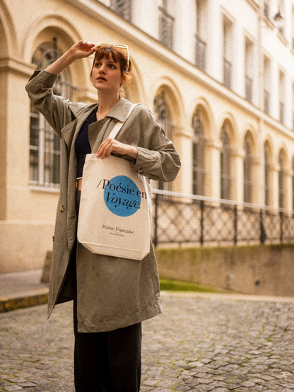 Tote bag Poetry on Travel