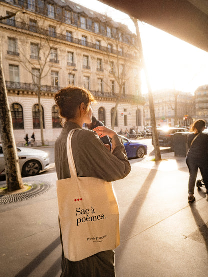 Tote bag Poem bag