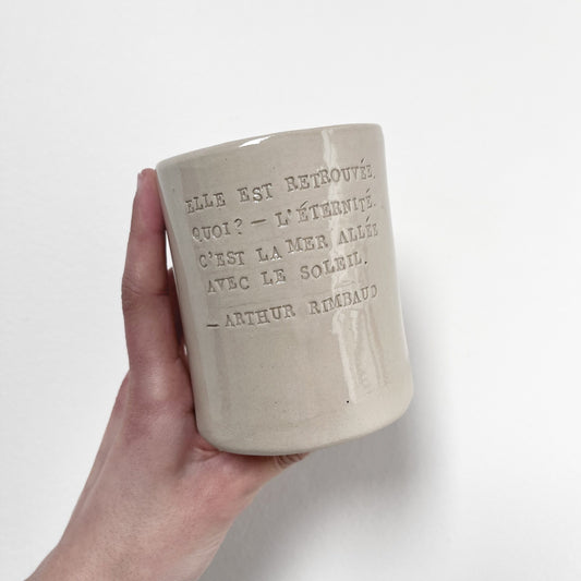 Mug en céramique Rimbaud