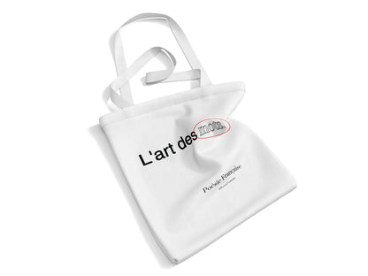 Tote bag The Art of Words